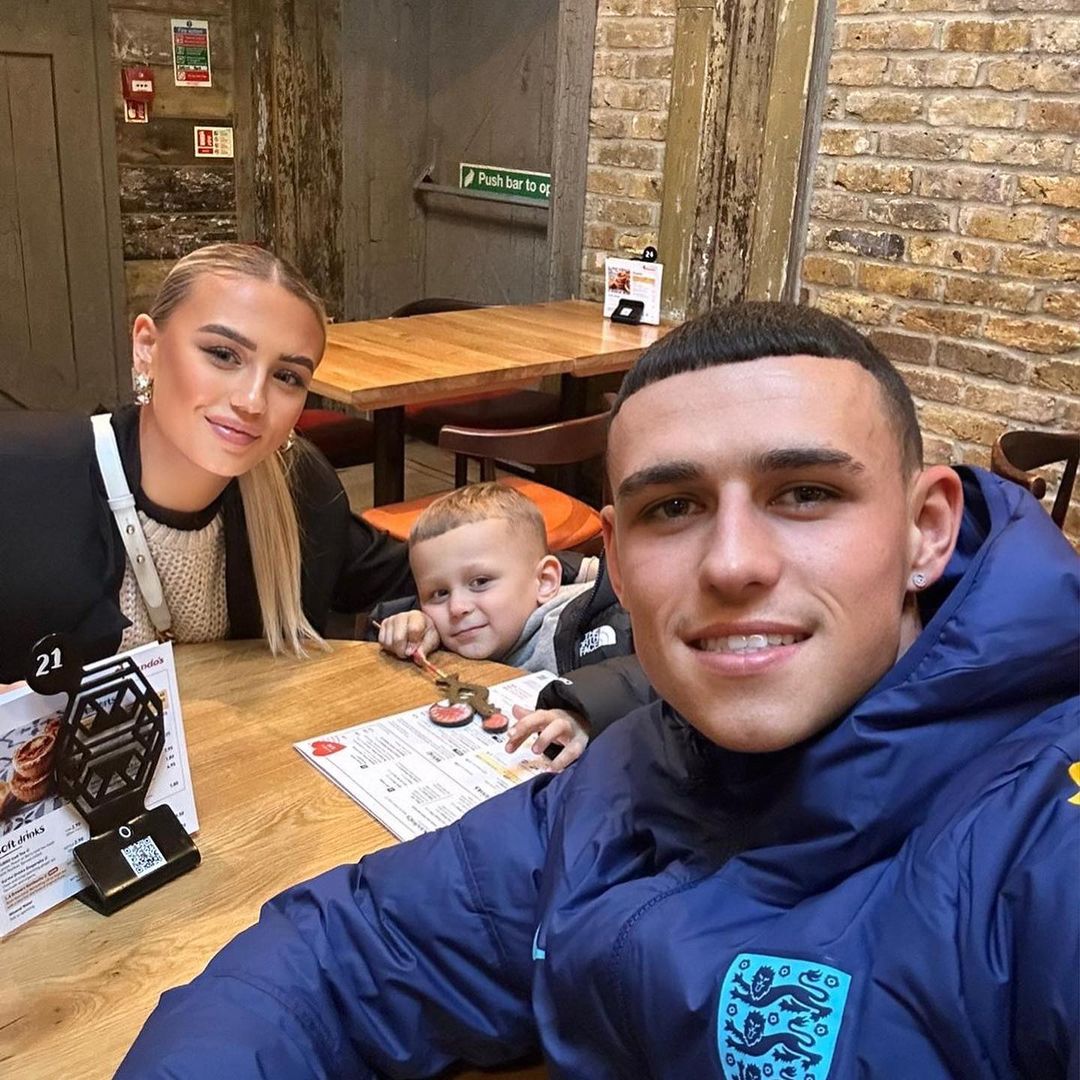 Phil Foden’s four-year-old son has started his modelling career