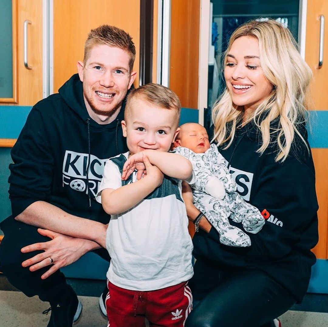  Man City star visits children at hospital in Manchester to spread festive joy along with wife Michele