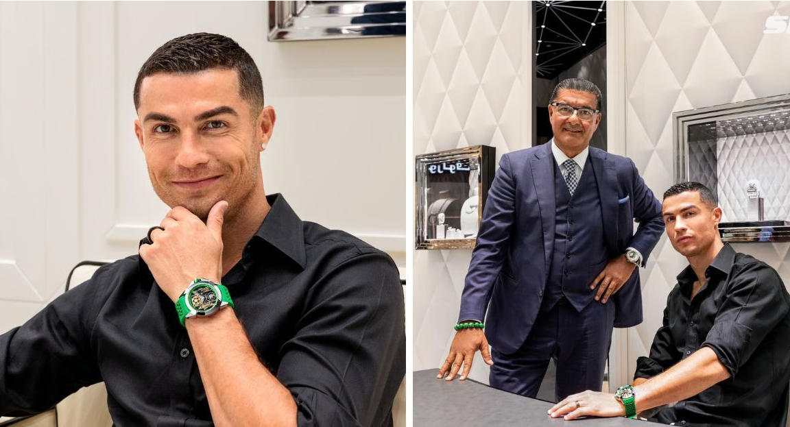 Cristiano Ronaldo’s jaw-dropping new timepiece: a £92,000 gift from a luxury watch maker